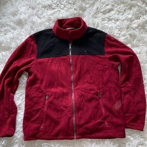 Tommy Hilfiger Fleece Zip Jacket Mock Neck Medium